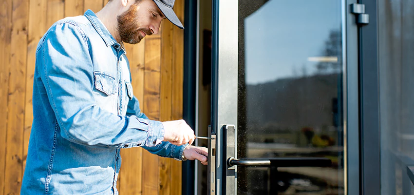 Frameless Glass Storefront Door Locks Replacement in Hacienda Heights, CA